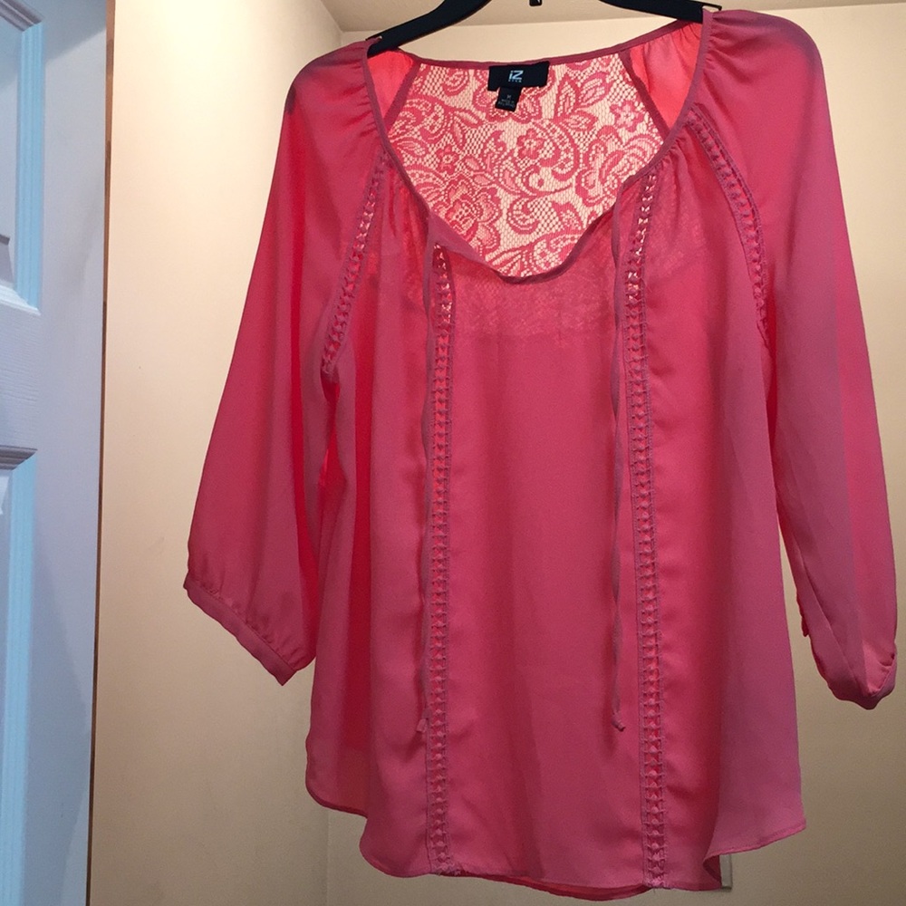 Pink IZ Byer blouse